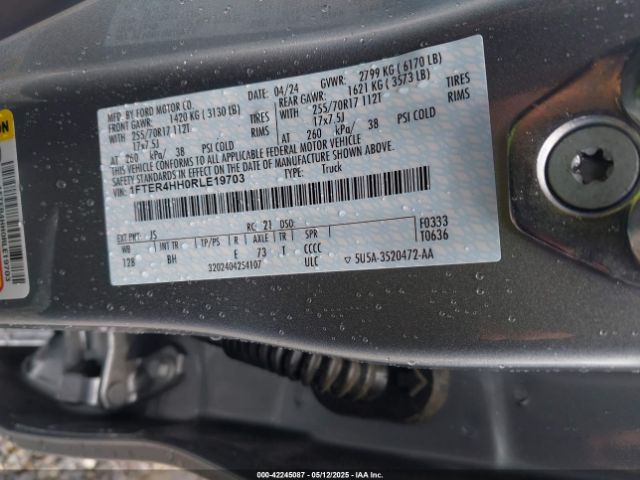 2024 FORD RANGER 1FTER4HH0RLE19703 Photo 8