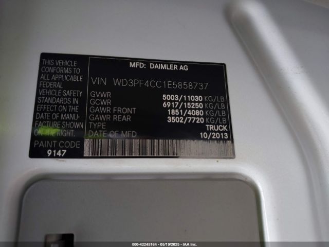 2014 MERCEDES-BENZ SPRINTER 3500 WD3PF4CC1E5858737 Photo 8