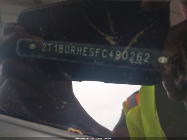 2T1BURHE5FC480262 Toyota Corolla S Premium