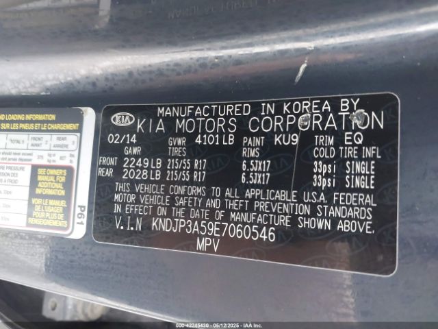 KNDJP3A59E7060546 KIA SOUL +