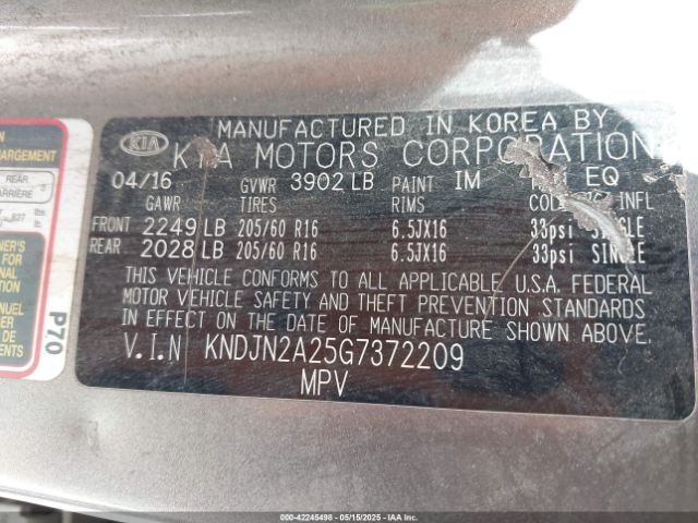 KNDJN2A25G7372209 KIA Soul