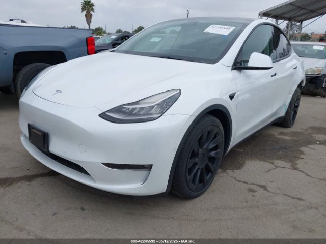 2022 TESLA MODEL Y 7SAYGAEE1NF402341 Photo 1