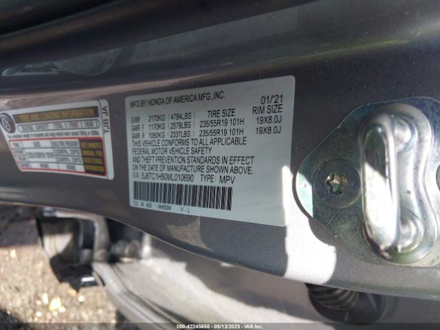 2021 ACURA RDX 5J8TC1H50ML010690 Photo 8