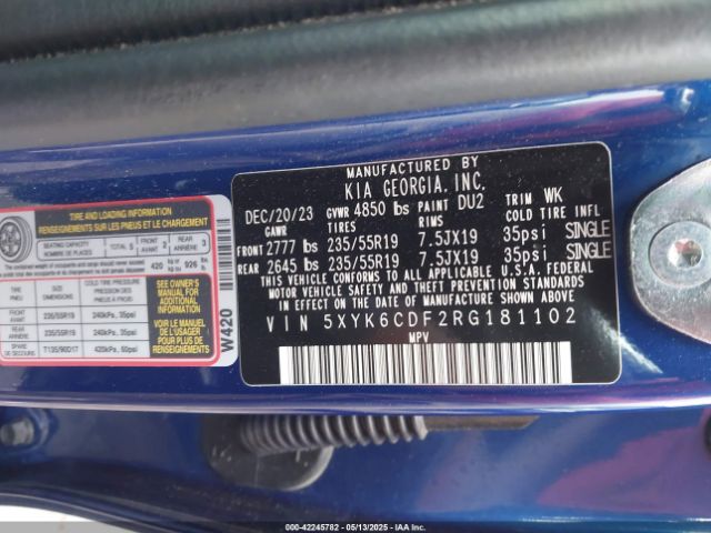 2024 KIA SPORTAGE 5XYK6CDF2RG181102 Photo 8