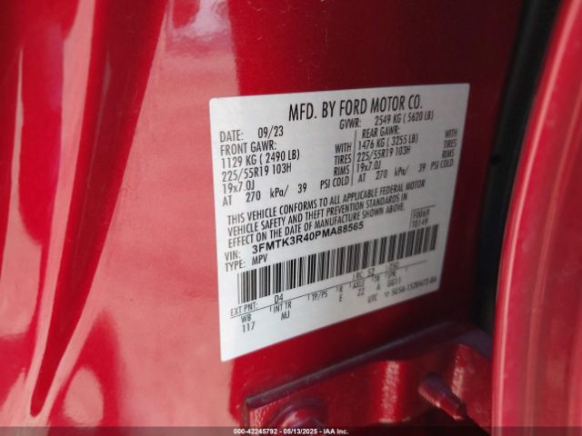 2023 FORD MUSTANG MACH-E 3FMTK3R40PMA88565 Photo 8