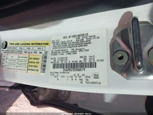 3FA6P0G72ER268179 Ford 2014