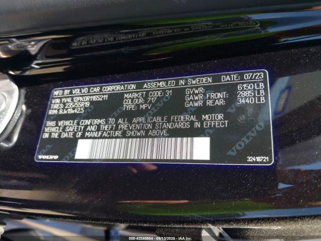 2024 VOLVO XC90 YV4L12PK0R1165211 Photo 8