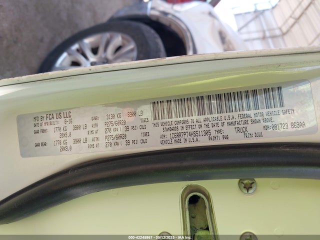 RAM 1500 2017 1C6RR7PT4HS511305 Image 9