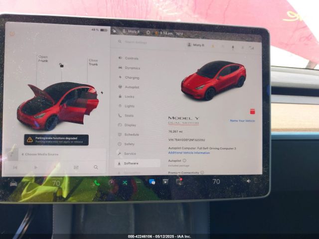 2022 TESLA MODEL Y 7SAYGDEF2NF323352 Photo 6