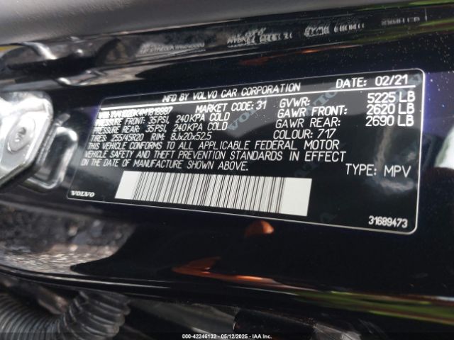2021 VOLVO XC60 YV4102DK4M1818887 Photo 8