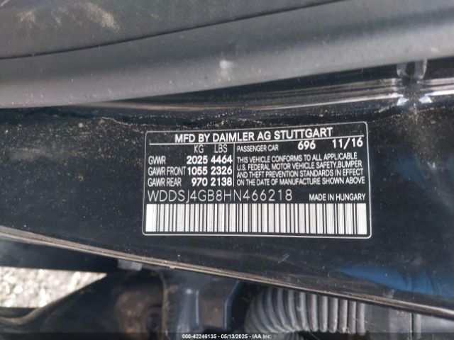 2017 MERCEDES-BENZ CLA 250 WDDSJ4GB8HN466218 Photo 8