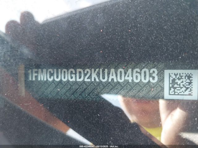 1FMCU0GD2KUA04603 Ford ESCAPE SE