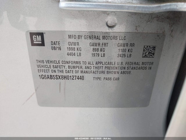 2017 CADILLAC ATS 1G6AB5SX8H0127440 Photo 8