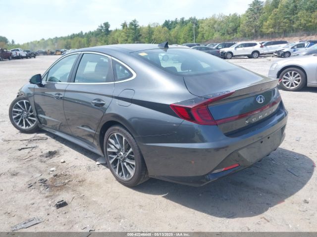 2022 HYUNDAI SONATA KMHL34J25NA206472 Photo 2