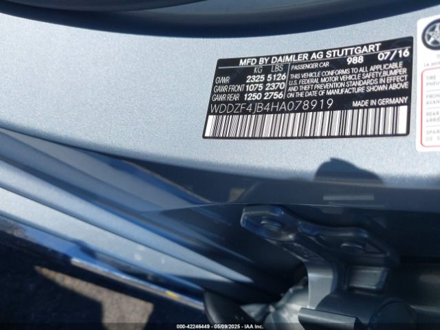 WDDZF4JB4HA078919 Mercedes-Benz E 300