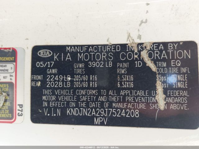 KNDJN2A29J7524208 KIA Soul