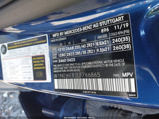 W1N0J6EB2LF766865 Mercedes-Benz Amg Glc 43 Coupe 4matic