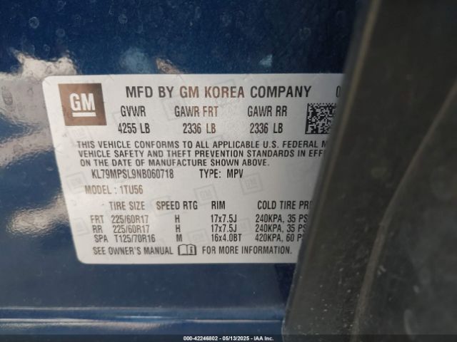 2022 CHEVROLET TRAILBLAZER KL79MPSL9NB060718 Photo 8