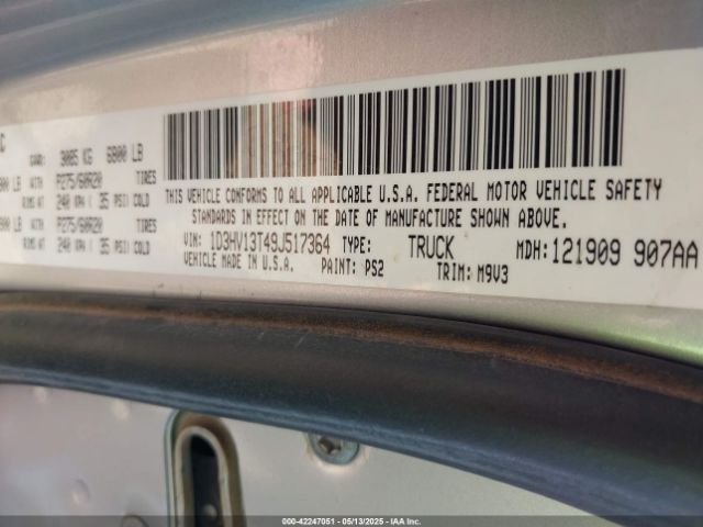 2009 DODGE RAM 1500 1D3HV13T49J517364 Photo 8