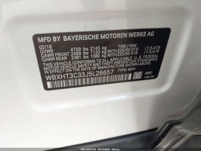 2018 BMW X1 WBXHT3C33J5L26657 Photo 8