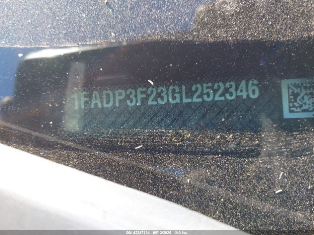 1FADP3F23GL252346 Ford FOCUS SE