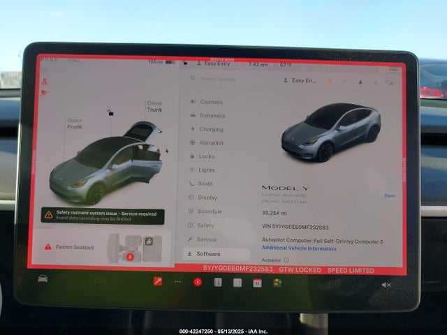 5YJYGDEE0MF232583 Tesla Model Y