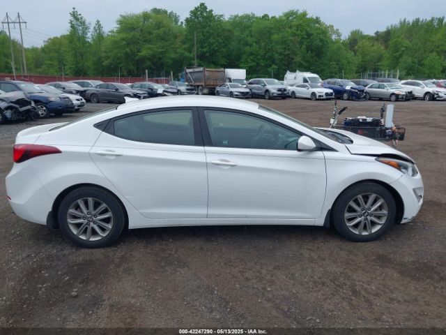 5NPDH4AE6GH727314 Hyundai ELANTRA SE
