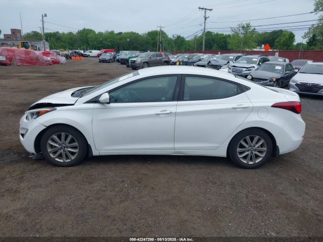5NPDH4AE6GH727314 Hyundai ELANTRA SE