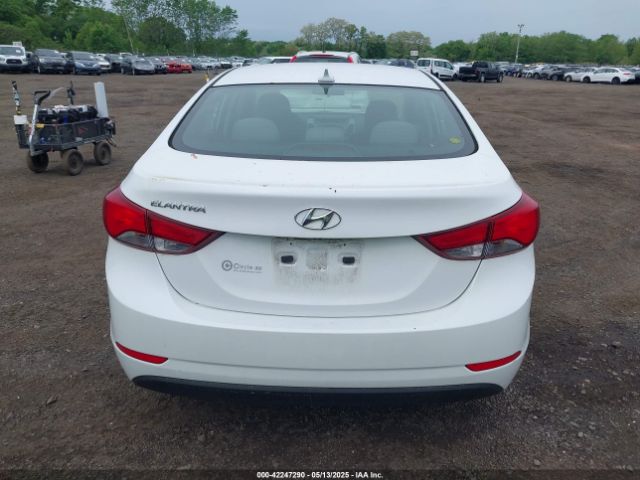5NPDH4AE6GH727314 Hyundai ELANTRA SE