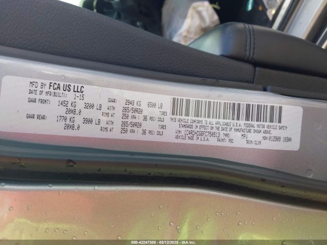 2015 DODGE DURANGO 1C4RDHDG6FC750513 Photo 8