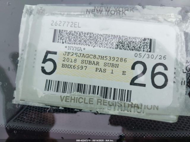 JF2SJAGC8JH539286 Subaru Forester 2.5i Premium