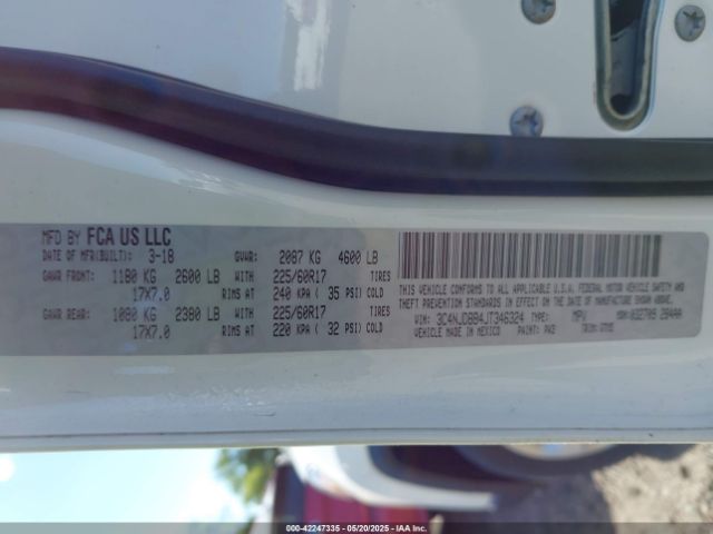 3C4NJDBB4JT346324 Jeep Compass Latitude 4x4