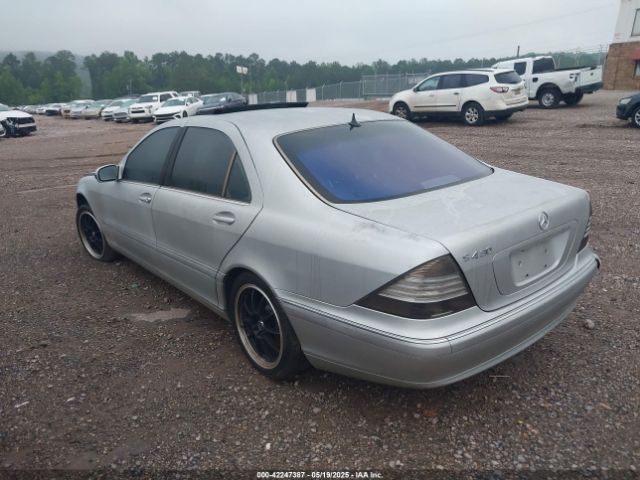 2002 MERCEDES-BENZ S 430 WDBNG70J32A225172 Photo 2
