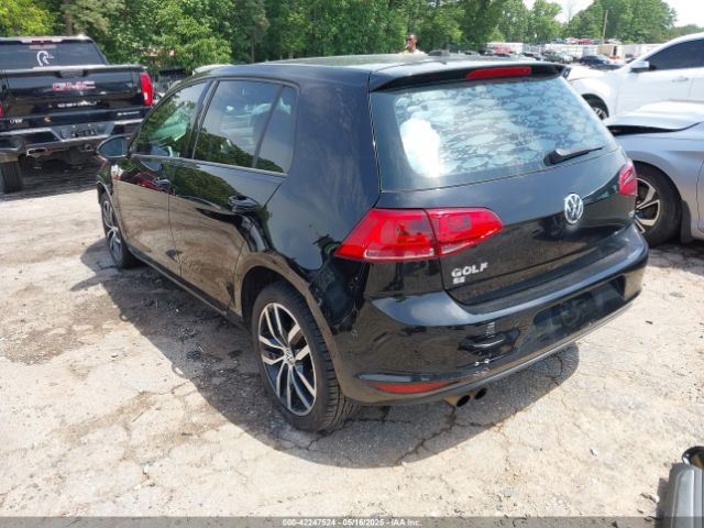 3VW217AU1HM062321 Volkswagen Golf Tsi S 4-door/tsi Se 4-door/tsi Sel 4-door/tsi Wolfsburg Edition 4-door