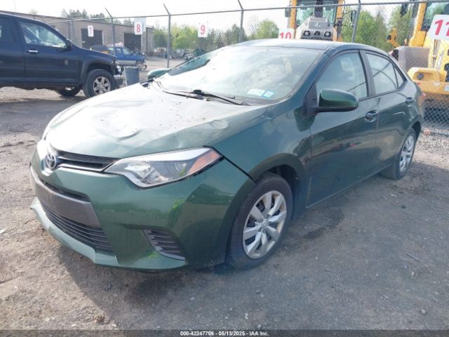 2T1BURHEXGC676991 Toyota COROLLA LE