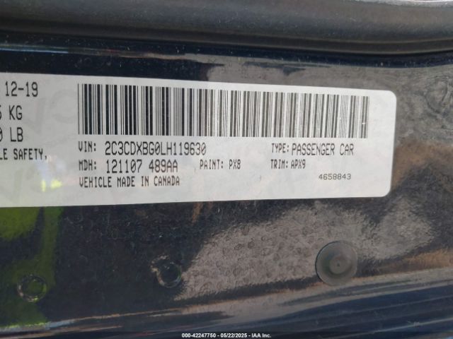 2020 DODGE CHARGER 2C3CDXBG0LH119630 Photo 8