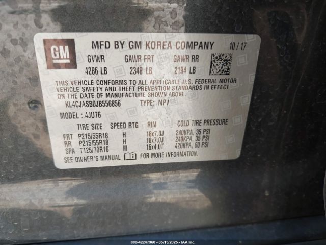 2018 BUICK ENCORE KL4CJASB0JB556856 Photo 8