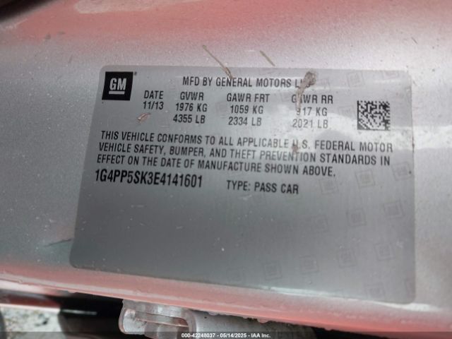 1G4PP5SK3E4141601 Buick Verano