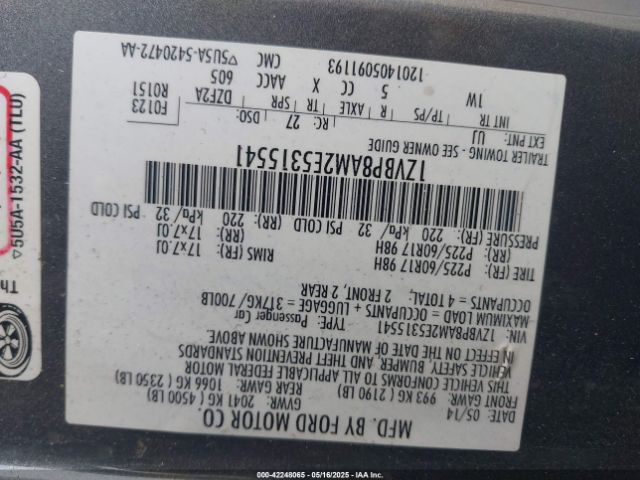 1ZVBP8AM2E5315541 Ford Mustang V6