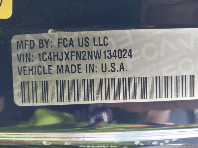 1C4HJXFN2NW134024 Jeep Wrangler