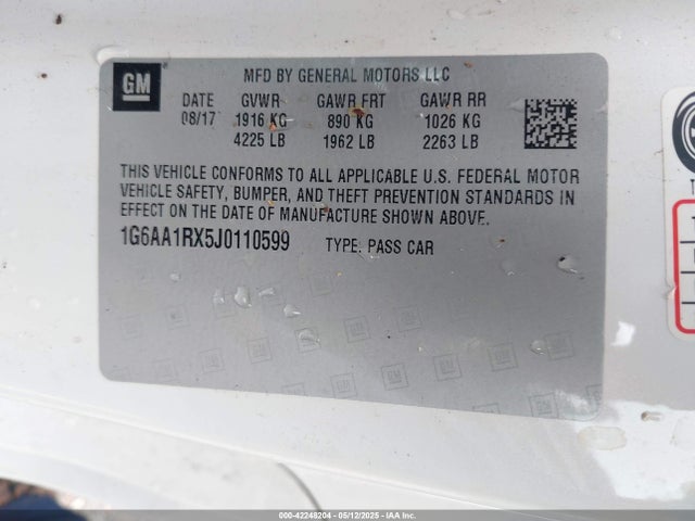 2018 CADILLAC ATS 1G6AA1RX5J0110599 Photo 8