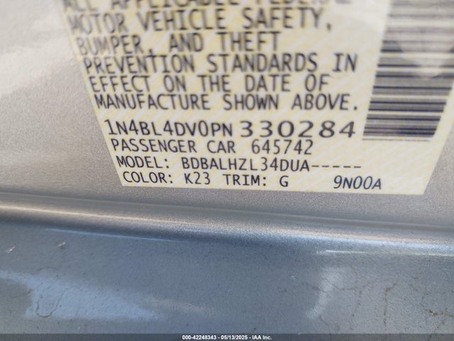 1N4BL4DV0PN330284 Nissan 2023