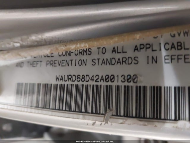2002 AUDI S4 WAURD68D42A001300 Photo 8
