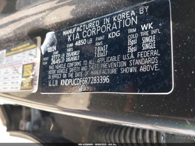 KNDPUCDF6R7283396 KIA Sportage Lx