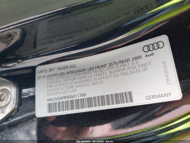 2014 AUDI S5 WAUVGAFR0EA011768 Photo 8