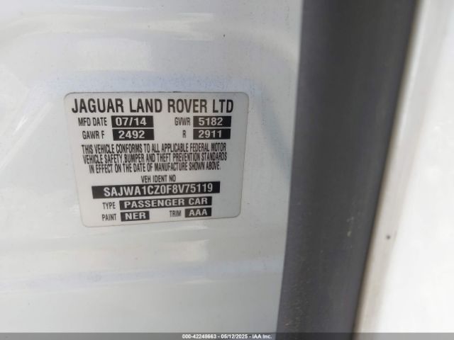 SAJWA1CZ0F8V75119 Jaguar XJ