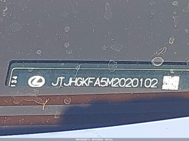 Lexus 2gr-fxs, 6jm+2fm 2021 JTJHGKFA5M2020102 Image 9