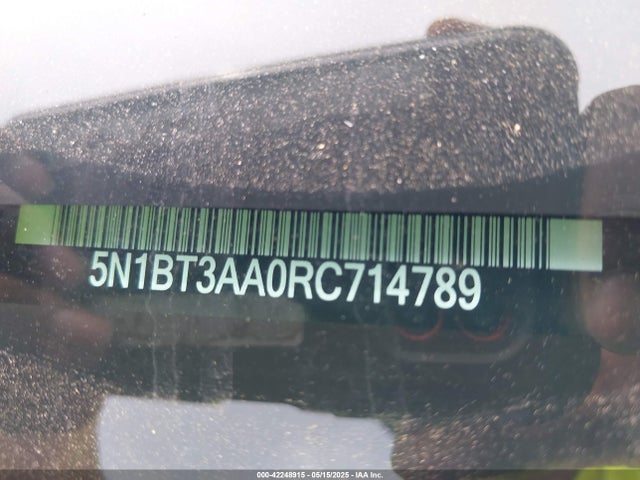5N1BT3AA0RC714789 Nissan Rogue S Fwd