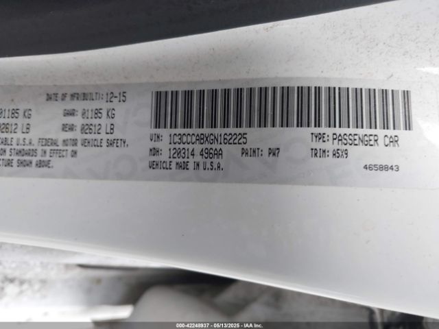 2016 CHRYSLER 200 1C3CCCABXGN162225 Photo 8