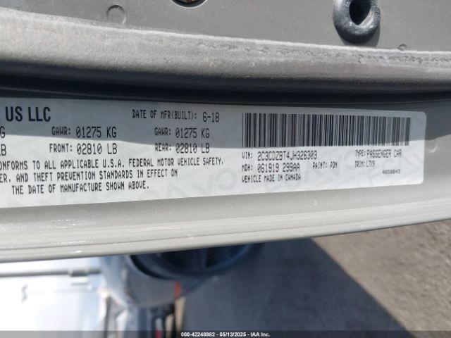2C3CDZBT4JH326303 Dodge Challenger R/t